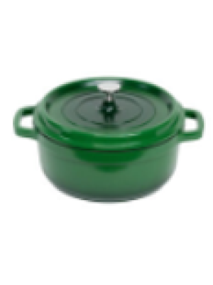 AluChef Kasserolle rund grün, w Metallgriff, 240 Ꝋ x 102H mm, 4.26L AluChef Kasserolle rund grün, w Metallgriff, 240 Ꝋ x 102H mm, 4.26L
