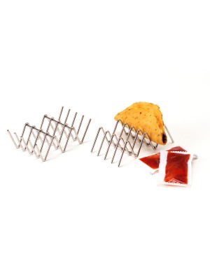 4" x 2" Holder for 2 or 3 Tacos, 1.25" Tall 4" x 2" Holder for 2 or 3 Tacos, 1.25" Tall