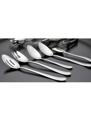 10" Stainless Steel Solid Spoon w/ Mirror Finish 10" Stainless Steel Solid Spoon w/ Mirror Finish