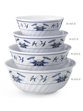 1 qt. (1.1 qt. Rim-Full), 6.75" Fluted Bowl, 2.75" Deep