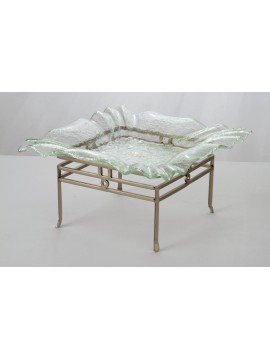 10" Square Riser w/ Satin Finish, 3.5" tall (fits GL-SQFCRN12)