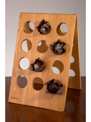 Muffin Display Rack Weathered Muffin Display Rack Weathered