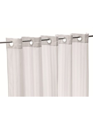 Quick-Fit Hotel Shower Curtain (sold in packs of 5)* Quick-Fit Hotel Shower Curtain (sold in packs of 5)*
