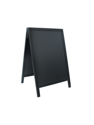 Securit Duplo pavement chalk board - with lacquered black finish - 55x85cm Securit Duplo pavement chalk board - with lacquered black finish - 55x85cm