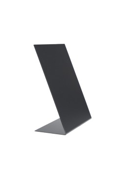 Securit Vertical L-shaped A5 table chalkboard. Frosted front with a gloss back - set of 3