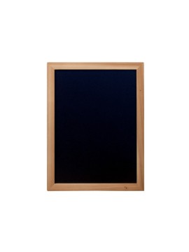 Securit Woody chalkboard - wood with lacquered teak finish - including white chalkmarker and mounting kit - 30x40cm